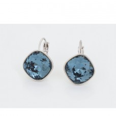 Auskari ar palieliem mirdzošiem  Swarovski kristāliem